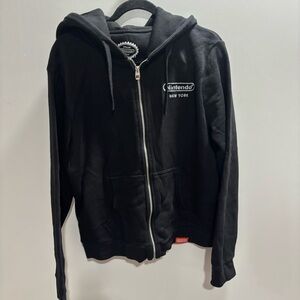 Nintendo Black and White Graphic Hoodie